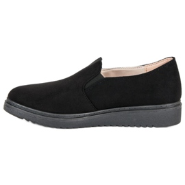 Suede sneakers black 1