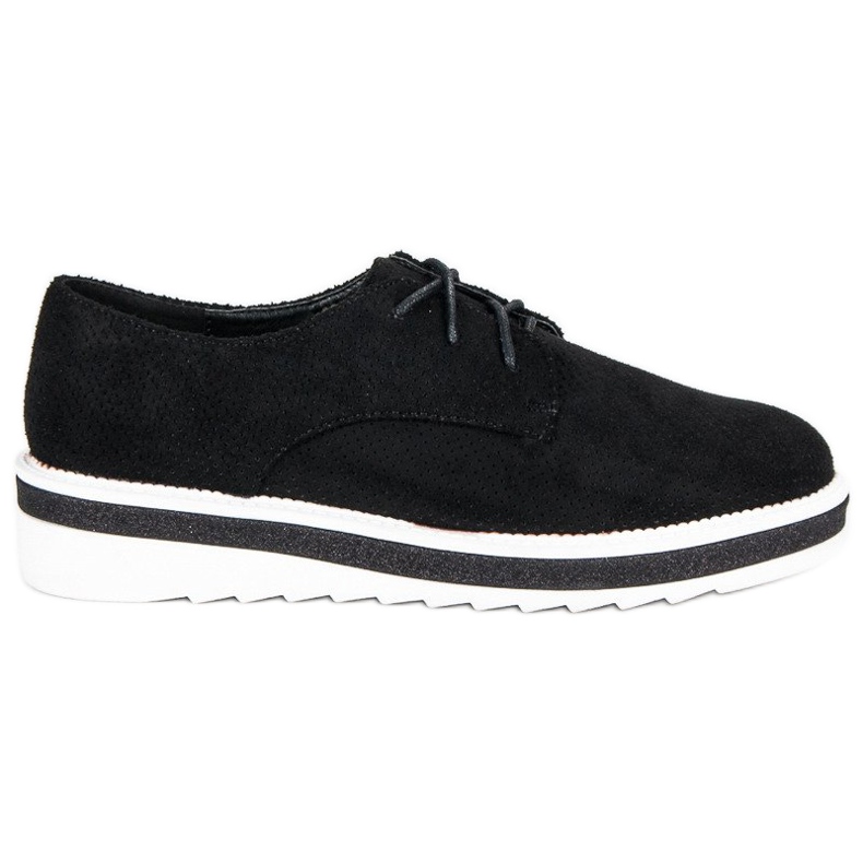 Cm Paris Lace-up suede shoes black 1