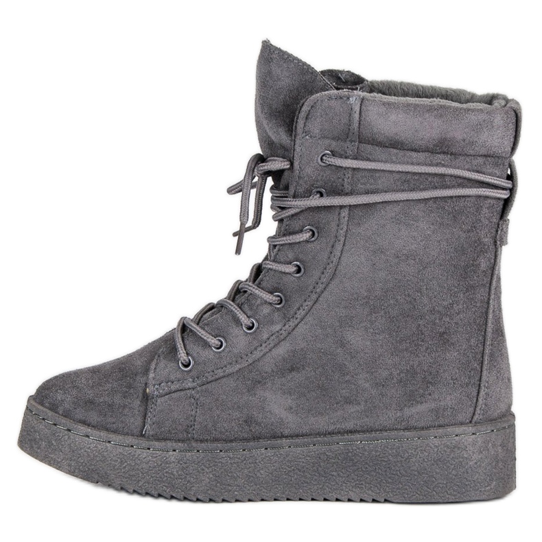 Bello Star Suede snow boots grey 1 Bello Star Suede snow boots grey 1