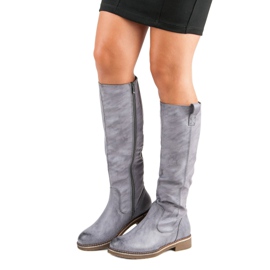 Super Me Casual women's boots blue 1