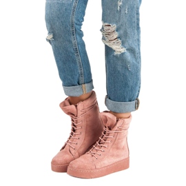 Bello Star Suede snow boots pink 1 Bello Star Suede snow boots pink 1