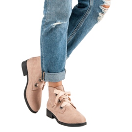 Seastar Tied Suede Booties brown 2