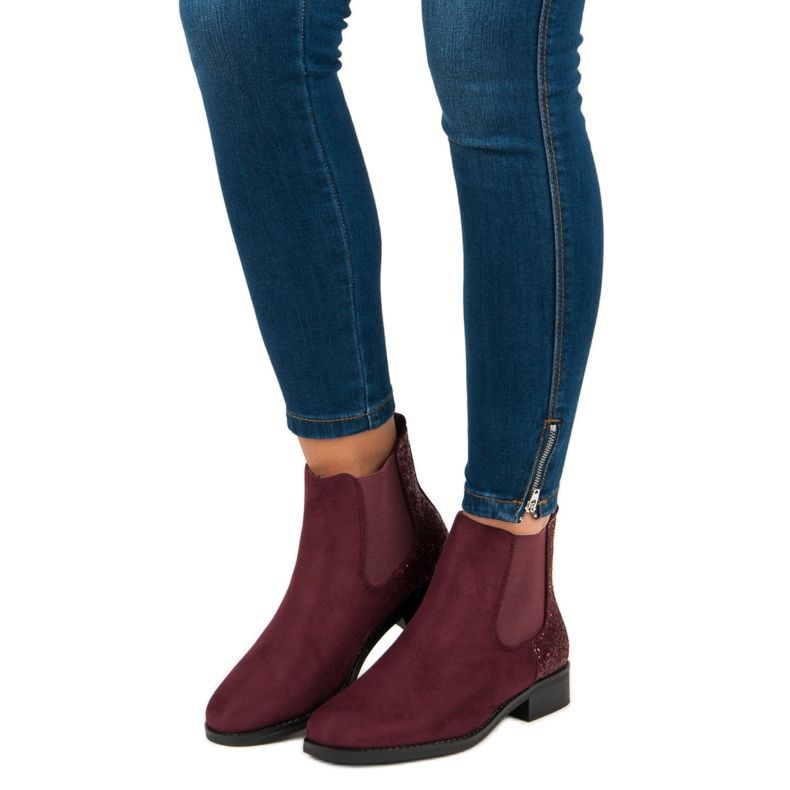 Seastar Burgundy Jodhpur boots red 1