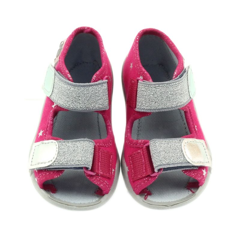 Befado children's shoes sandals slippers 242p085 grey pink 4 Befado children's shoes sandals slippers 242p085 grey pink 4