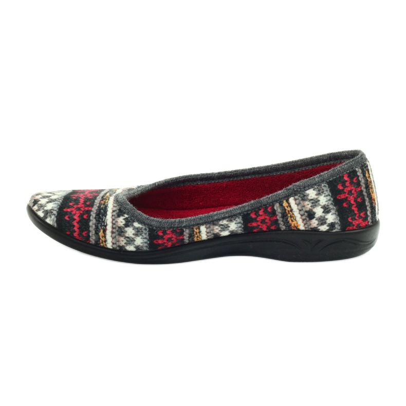 Velor slippers Norwegian pattern Adanex multicolored 2