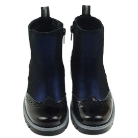 Black boots Ren But 3313 insulated navy blue 3 Black boots Ren But 3313 insulated navy blue 3