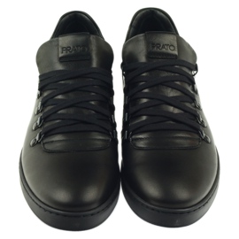 Pilpol Black Sports Leather Shoes PC051 3 Pilpol Black Sports Leather Shoes PC051 3
