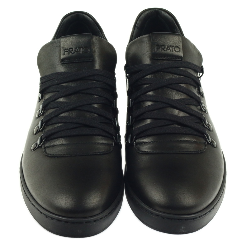 Pilpol Black Sports Leather Shoes PC051 3 Pilpol Black Sports Leather Shoes PC051 3