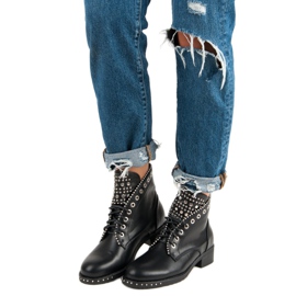 Seastar Stylish workery boots black 1