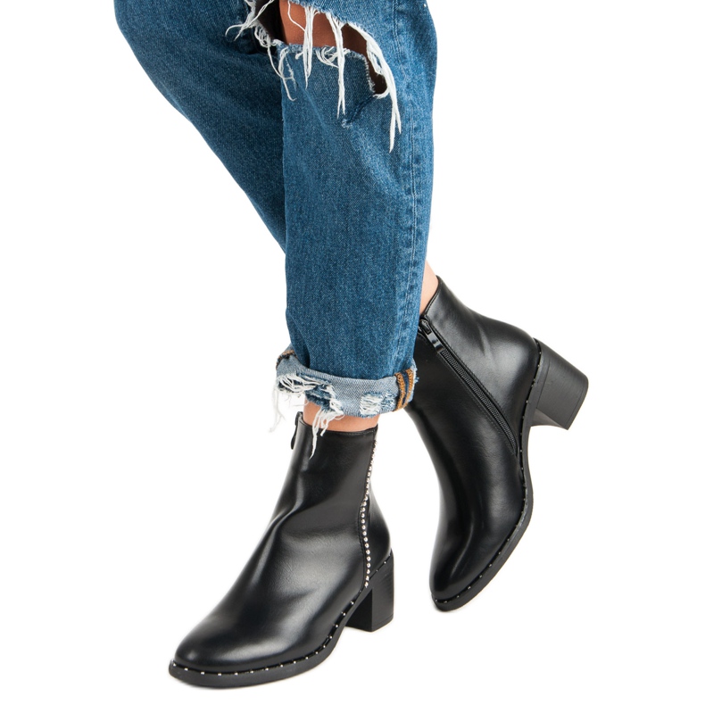 Seastar Classic high-heeled boots black 2