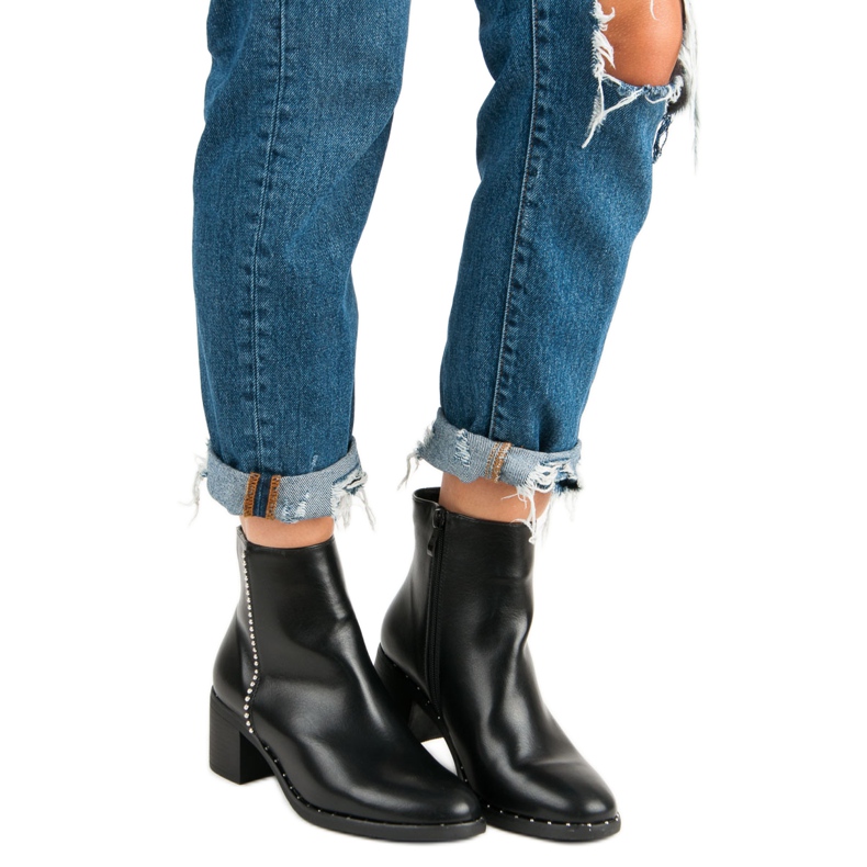 Seastar Classic high-heeled boots black 1