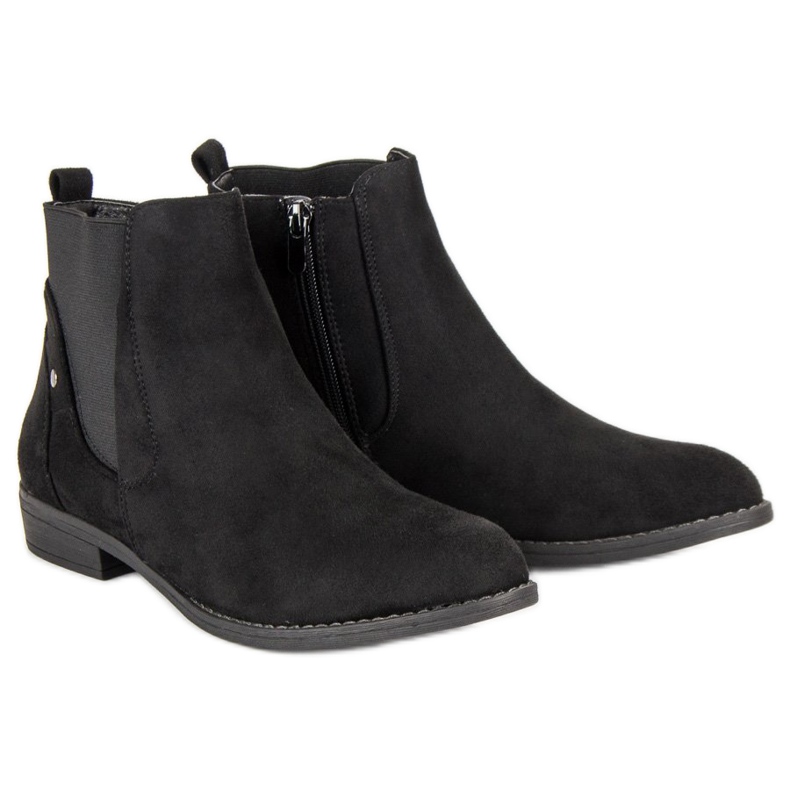 Groto Gogo Comfortable Jodhpur boots black 1 Groto Gogo Comfortable Jodhpur boots black 1