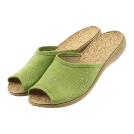 Befado women's shoes slippers 254D021 slippers green 4 Befado women's shoes slippers 254D021 slippers green 4