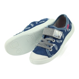 Befado children's shoes slippers sneakers 251y111 white blue grey 5