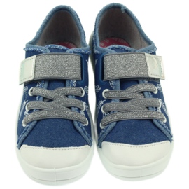 Befado children's shoes slippers sneakers 251y111 white blue grey 3