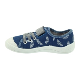 Befado children's shoes slippers sneakers 251y111 white blue grey 2