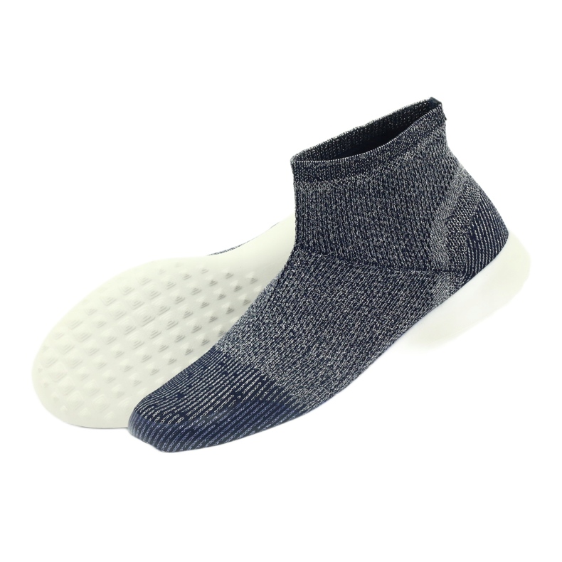 American Club Women's sports shoes 17044 navy blue/silver 4 American Club Women's sports shoes 17044 navy blue/silver 4