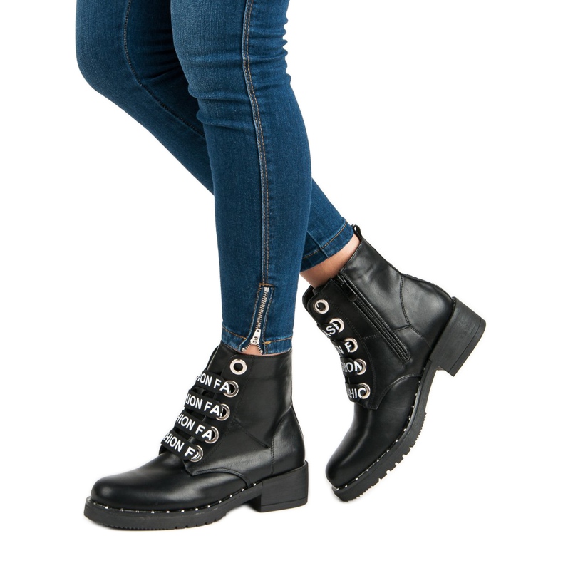 Workery Fashion boots black 1