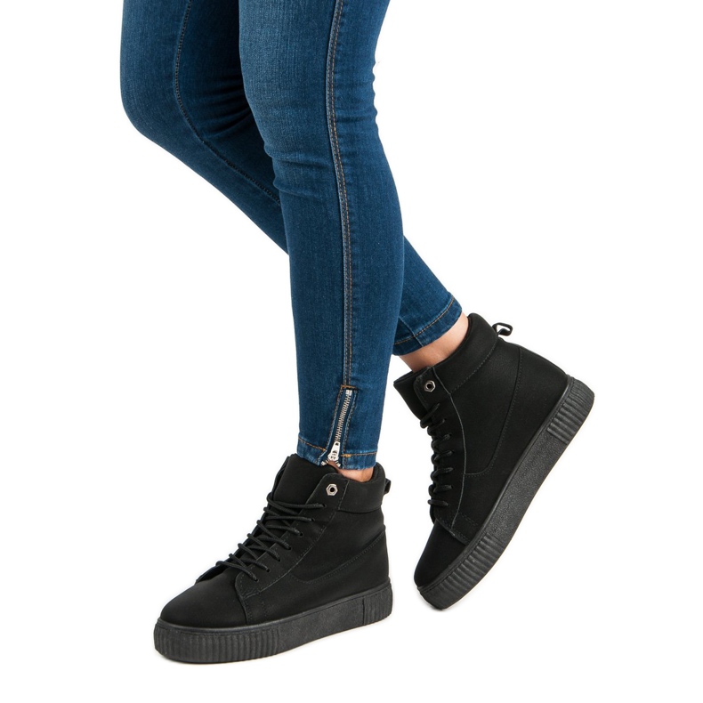 SDS Black sports ankle boots 1 SDS Black sports ankle boots 1