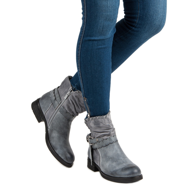 SDS Gray workery boots grey 1