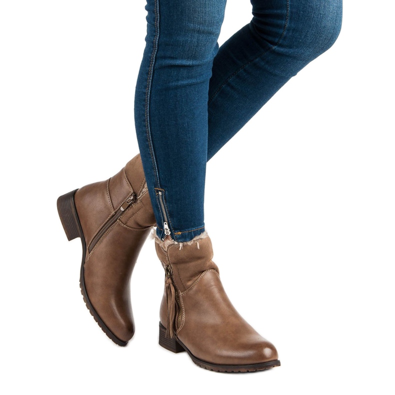 Forever Folie Warm women's boots brown 2