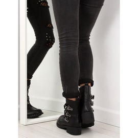 Black military boots JW1 Black 2