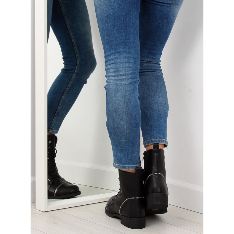 Black Workery boots JW5 Black 1