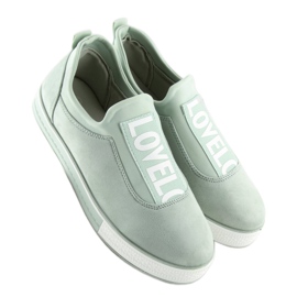 Mint women's sneakers X-9707 Green 2