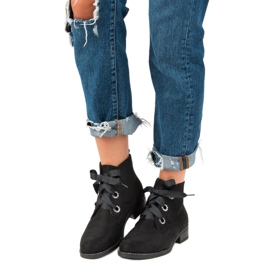 Seastar Tied Suede Booties black 1