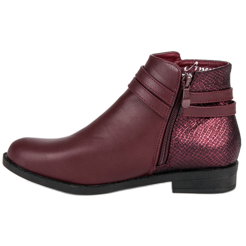 Anesia Paris Women's low boots red 1