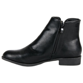 Anesia Paris Black Boots On A Flat Heel 1