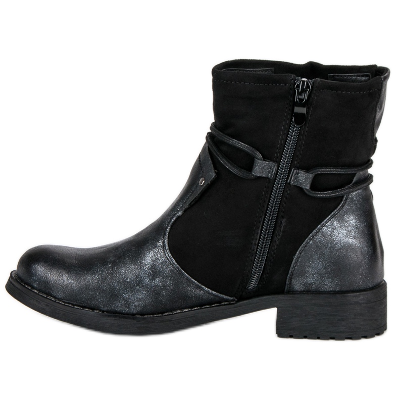 Forever Folie Fashionable boots for autumn black