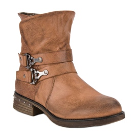Forever Folie Brown Workers boots 1