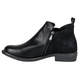 Women's low boots black 1