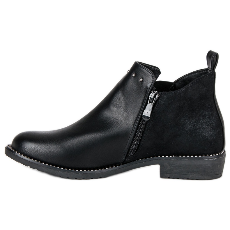 Women's low boots black 1