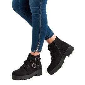 Suede Black Boots 1