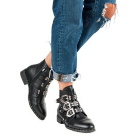 Groto Gogo Rock boots on a flat heel black 2