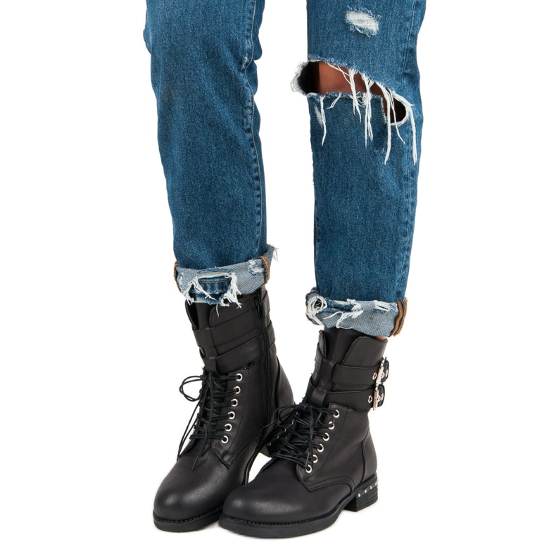 Super Me Comfortable boots black 1 Super Me Comfortable boots black 1