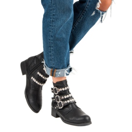 SDS Stylish workery boots black 2