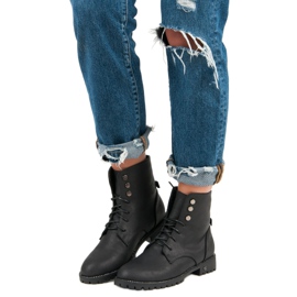 Balada Lace-up workery boots black 1