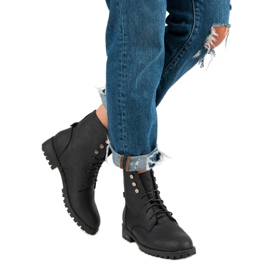 Balada Lace-up workery boots black 2
