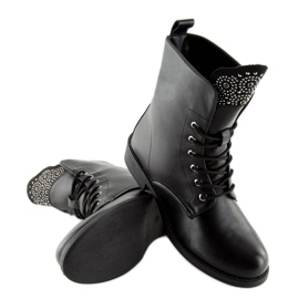 Black Workery boots JW11 Black 1