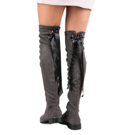 Seastar Elegant Suede Boots grey 2