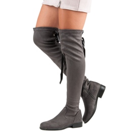 Seastar Elegant Suede Boots grey 1