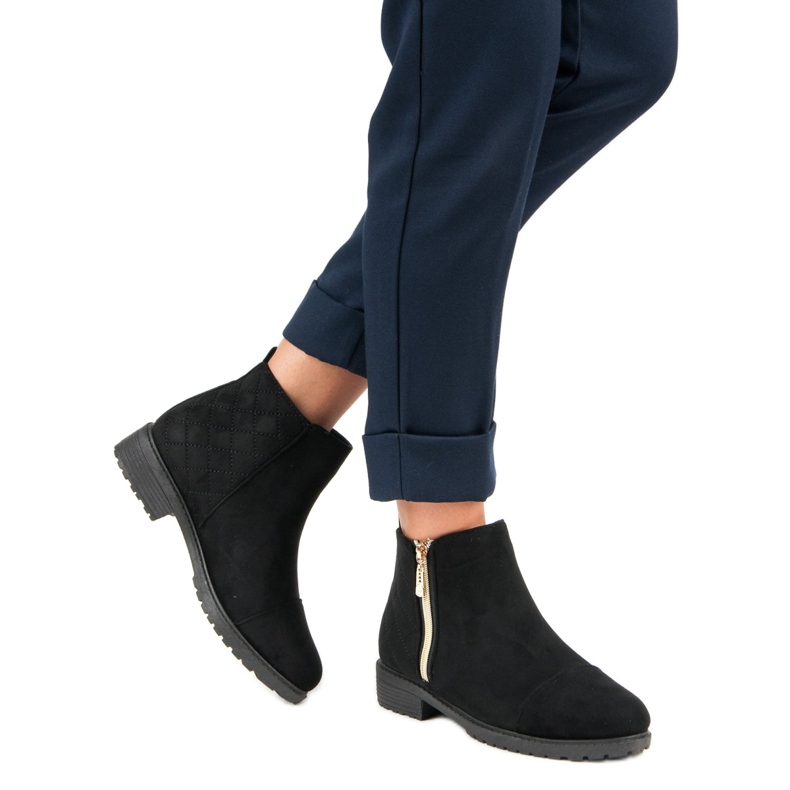 Black Casual Boots 2