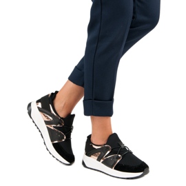 Stylish sports shoes black 2