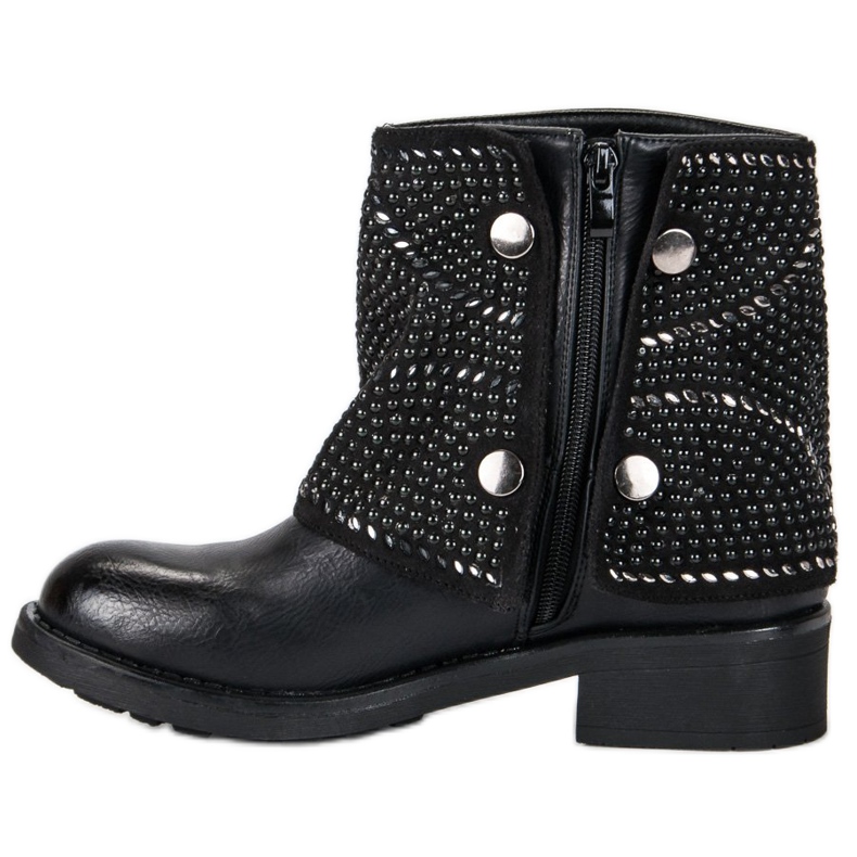 SDS Fashionable women's boots black 2
