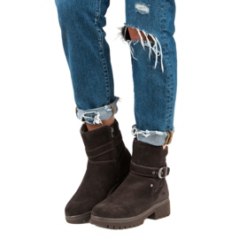 Warm leather boots brown 1 Warm leather boots brown 1