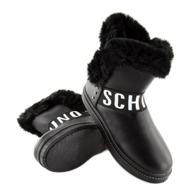 Black women's snow boots NB239P-1 black 1