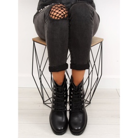 Black ML15 black women's work boots 1